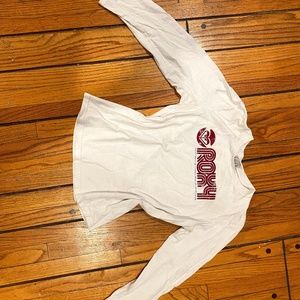 Y2K ROXY Quicksilver White Long sleeve with side detail
